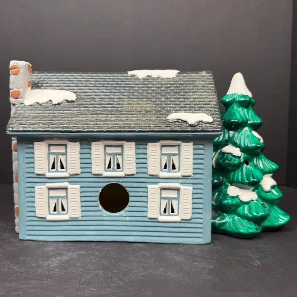Department 56 Original Snow Village Springfield House 5027-0 1990 w/ Box-Retired